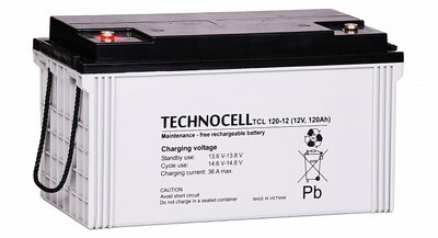 Акумулятор Technocell TCL 120-12 120Aч 2844416 фото